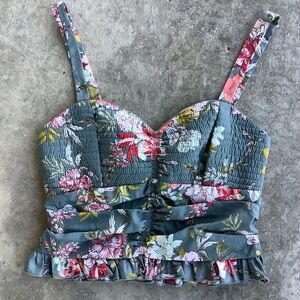 Crop Halter Top - Size Medium